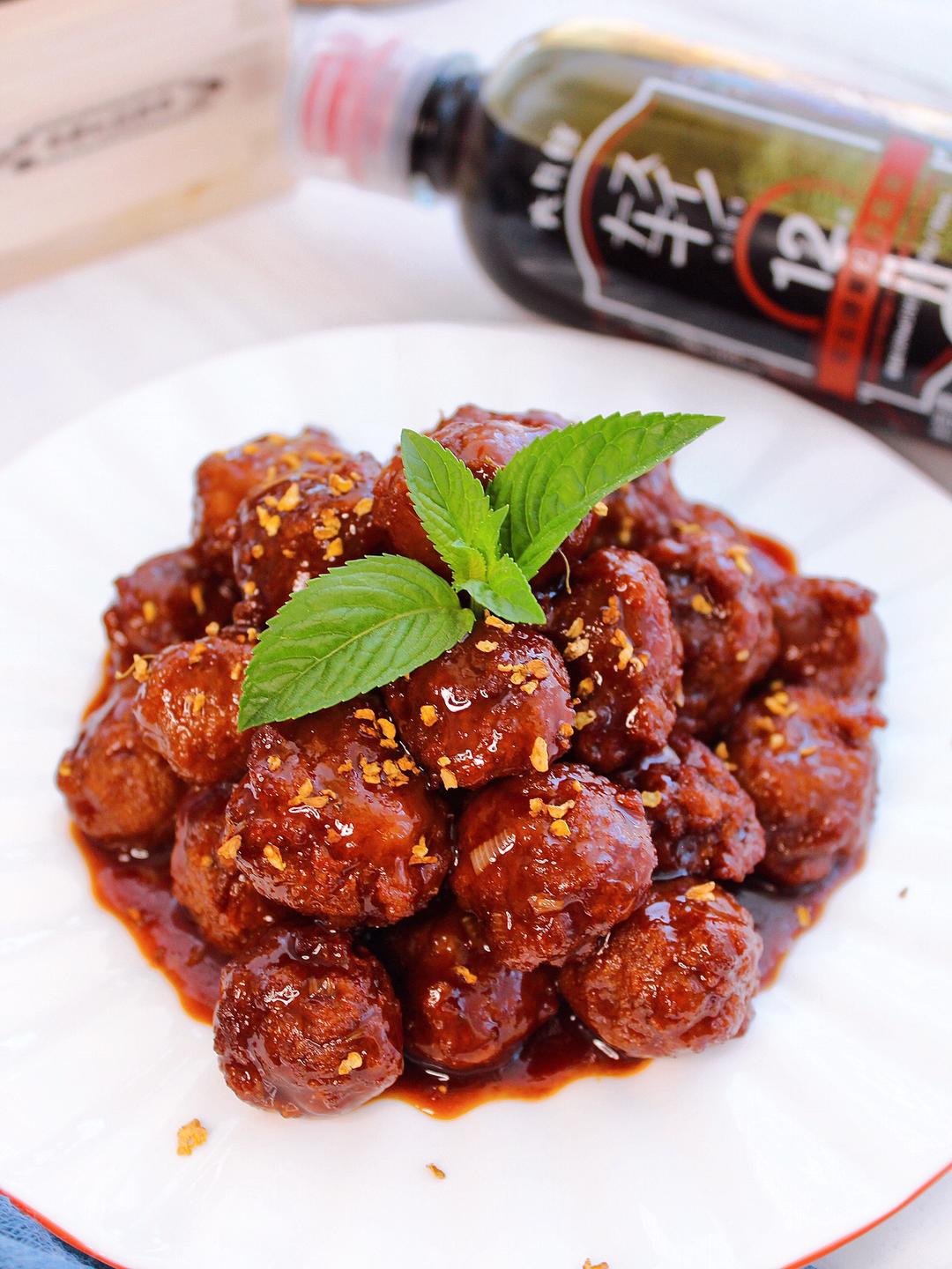 Osmanthus Sweet and Sour Meatballs
