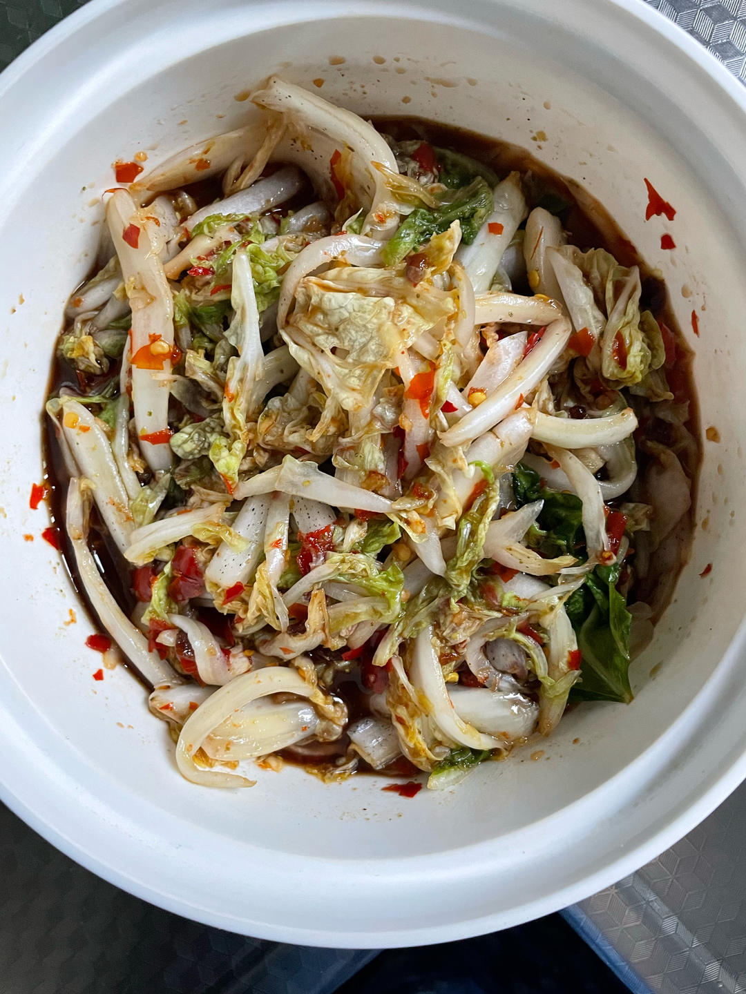 Sweet and Sour Homemade Pickled Baby Bok Choy